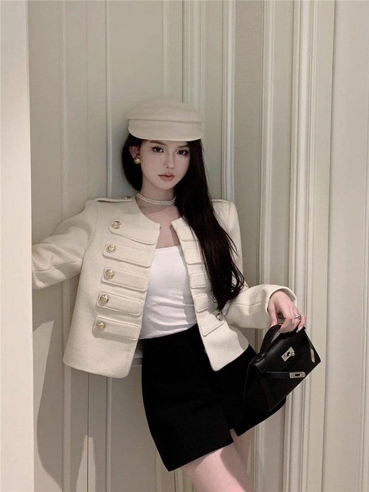 大人っぽく今年らしい 秋冬 アウター エレガント きれいめ エレガント カジュアル 韓国っぽ OL 通勤 フェミニン 女っぽ オフィス羽織りフレンチ