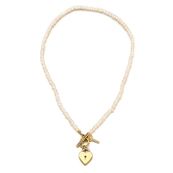 TWICE ナヨン愛用送料込み Open Your Heart Pearl Necklace TWICE ナヨン愛用送料込み Open Your Heart Pearl Necklace