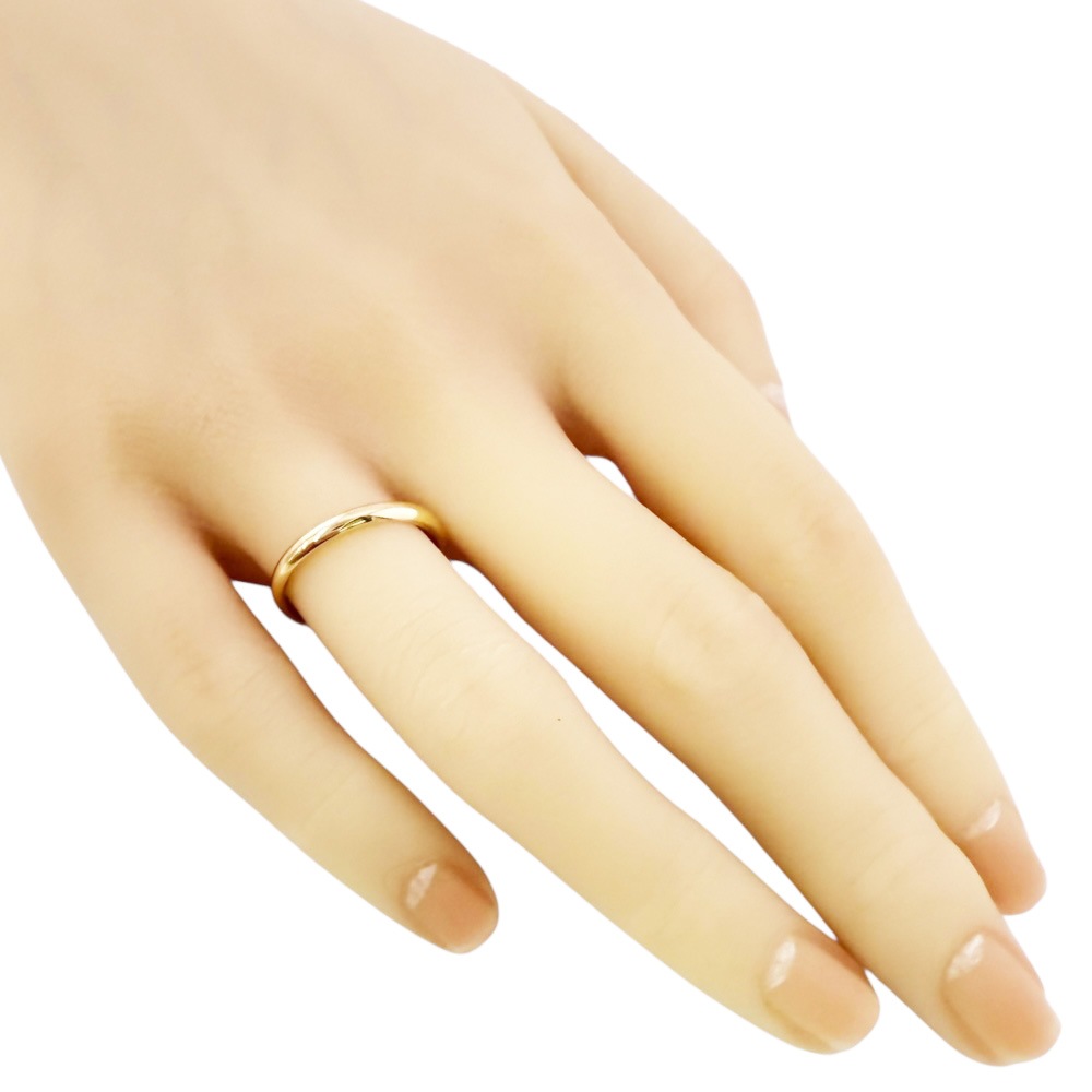 カルティエ ウエディングバンド リング 指輪 13号 18金 K18イエローゴールド CARTIER 中古 美品 カルティエ ウエディングバンド リング 指輪 13号 18金 K18イエローゴールド CARTIER 中古 美品