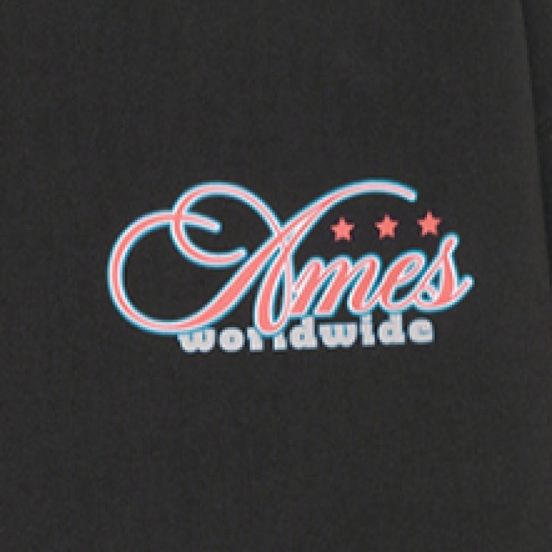 AMES-ワールドワイドニューメッセージスウェットシャツチャコール