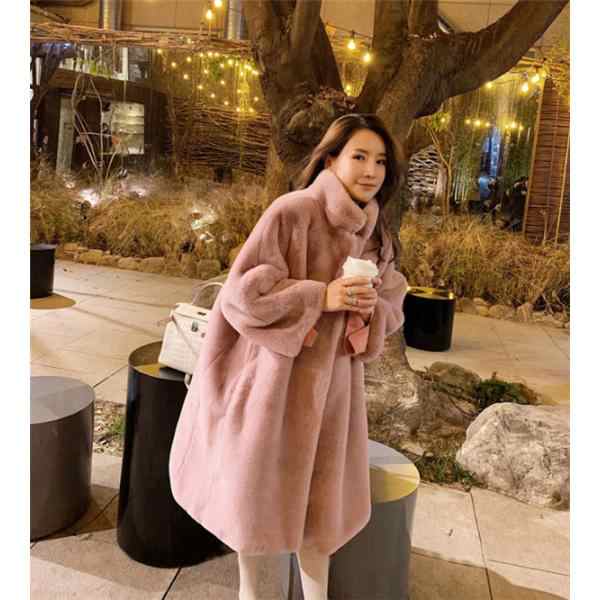 【新作入荷】毛皮コート ファーコート レディース アウター ジャケット ロングコート ブルゾン ふわふわ フェイクファー モコモコ 秋 冬 暖かい 防寒 高級感