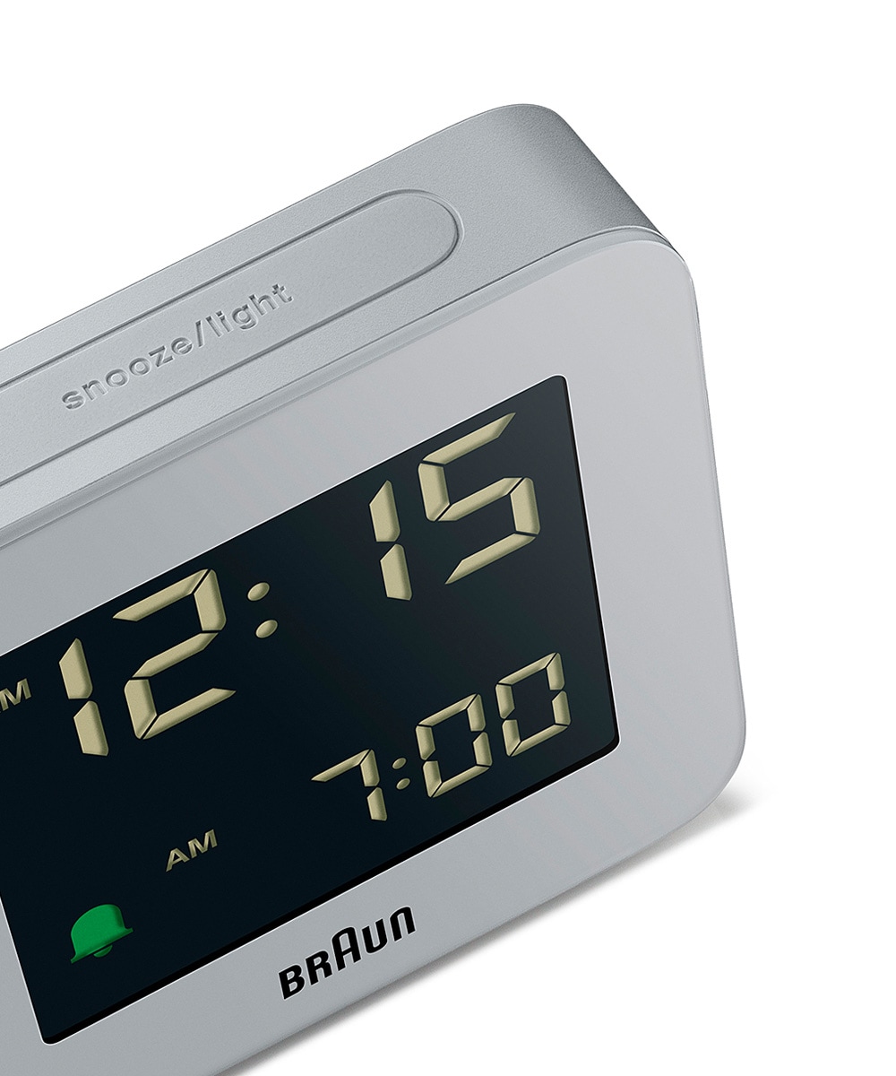 ブラウン 目覚まし時計 BRAUN 100th Anniversary Digital Alarm Clock BC09G