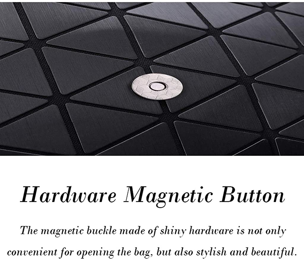 輝く幾何学的ホログラフィック反射財布PU... : バッグ・雑貨 新品超激安