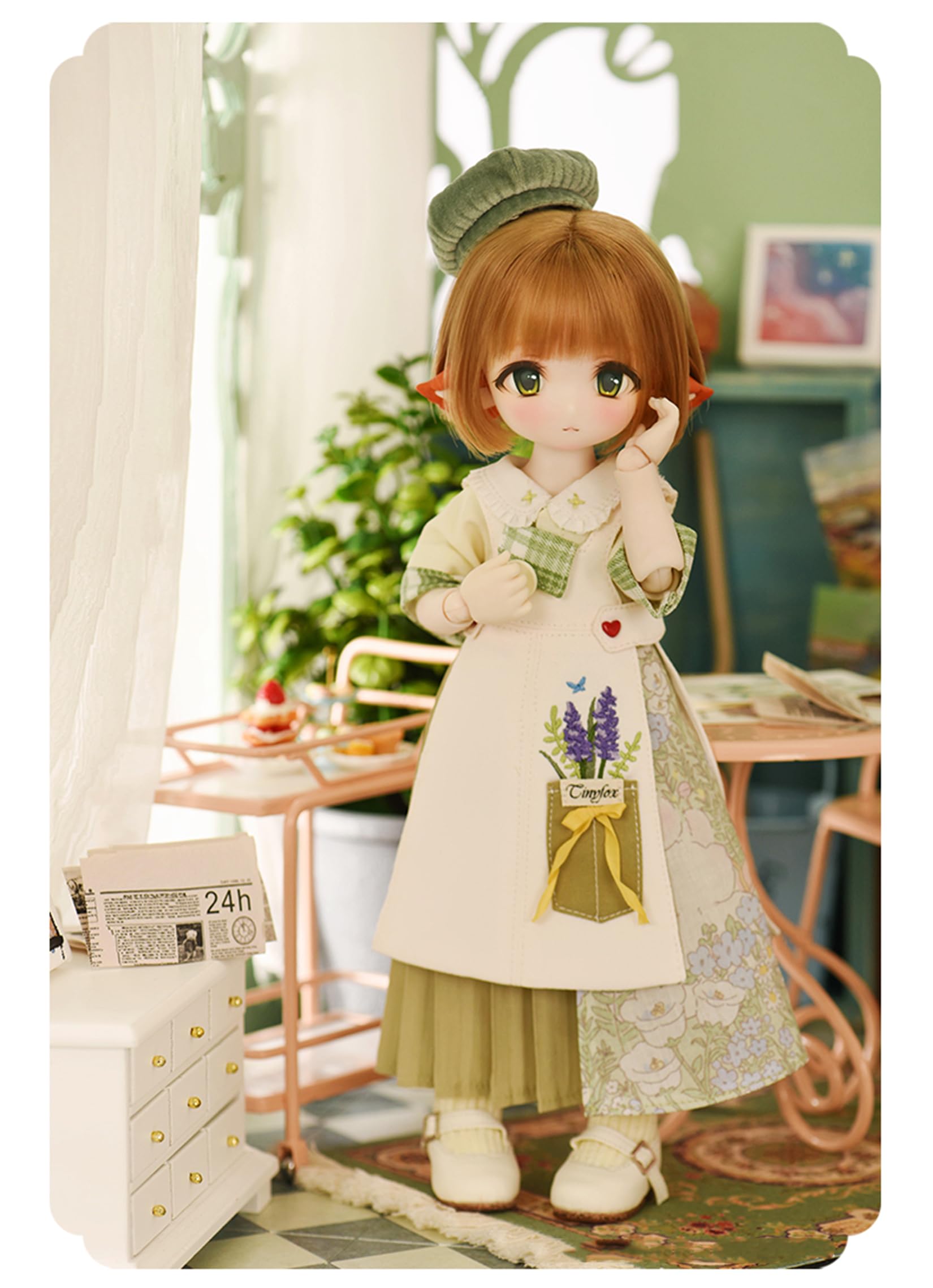 TinyFox 1/6 スケール 球体関節人形 女 キツネ カエル少女 BJDドール 可動 フィギュア 身長27.5CM 仮装 プリンセス風 可愛い PVC&ABS製 TinyFox 1/6 スケール 球体関節人形 女 キツネ カエル少女 BJDドール 可動 フィギュア 身長27.5CM 仮装 プリンセス風 可愛い PVC&ABS製