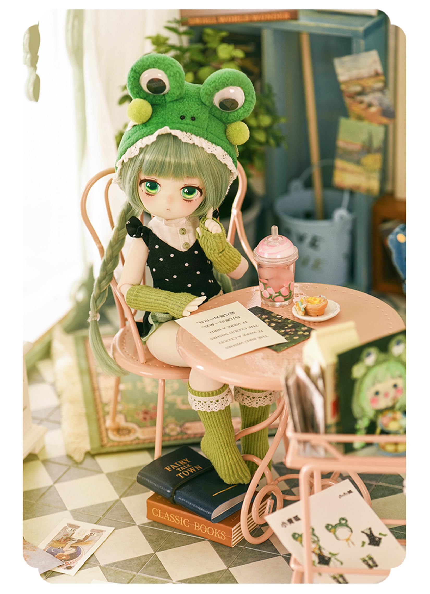 TinyFox 1/6 スケール 球体関節人形 女 キツネ カエル少女 BJDドール 可動 フィギュア 身長27.5CM 仮装 プリンセス風 可愛い PVC&ABS製 TinyFox 1/6 スケール 球体関節人形 女 キツネ カエル少女 BJDドール 可動 フィギュア 身長27.5CM 仮装 プリンセス風 可愛い PVC&ABS製