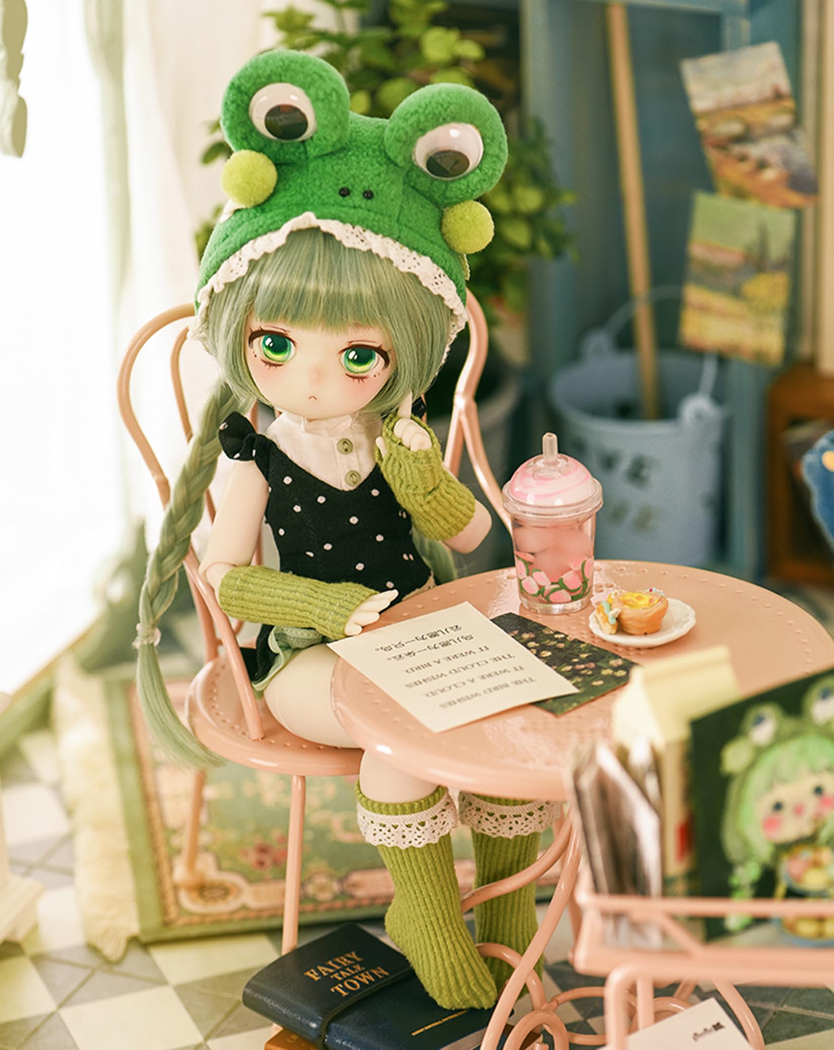 TinyFox 1/6 スケール 球体関節人形 女 キツネ カエル少女 BJDドール 可動 フィギュア 身長27.5CM 仮装 プリンセス風 可愛い PVC&ABS製 TinyFox 1/6 スケール 球体関節人形 女 キツネ カエル少女 BJDドール 可動 フィギュア 身長27.5CM 仮装 プリンセス風 可愛い PVC&ABS製