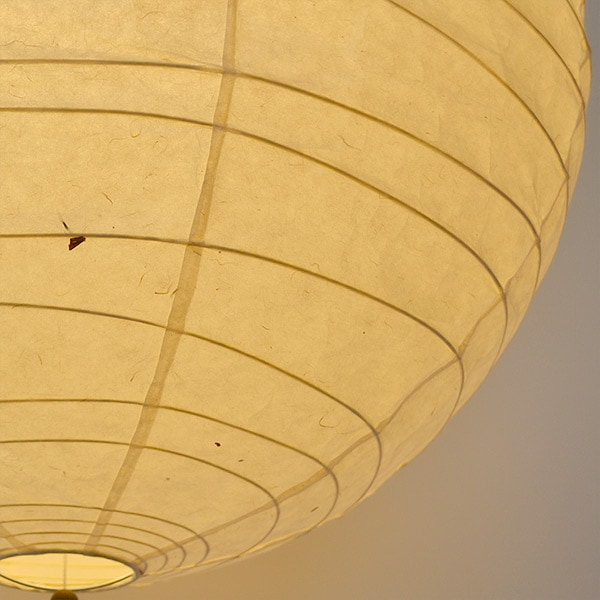 ペンダントライト 直径60x高さ57cm wave 美濃粕紙 2灯