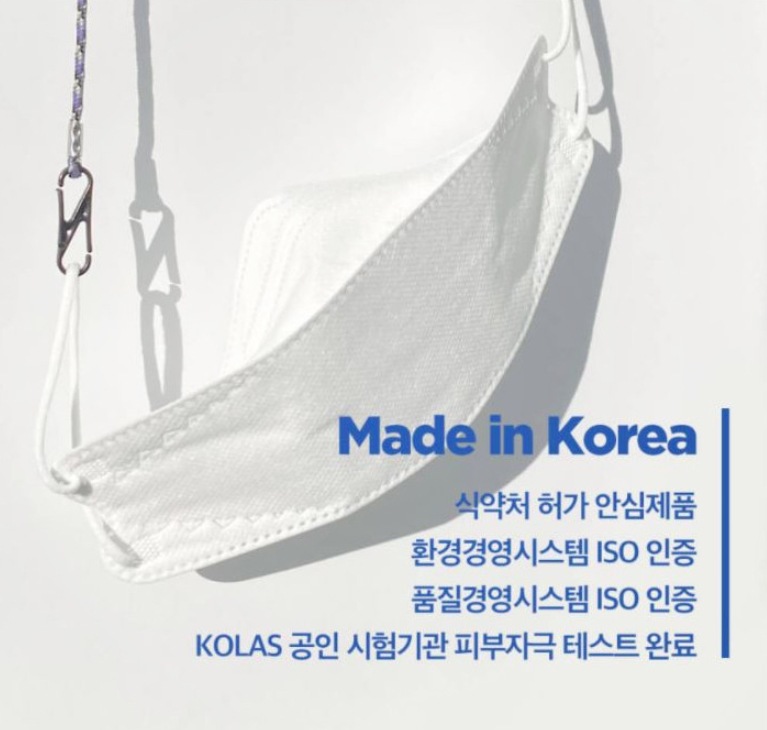 [KF94マスク]JウェイプレミアムKF94マスク100枚/韓国製敏感肌/低刺激/使い捨て安心マスク