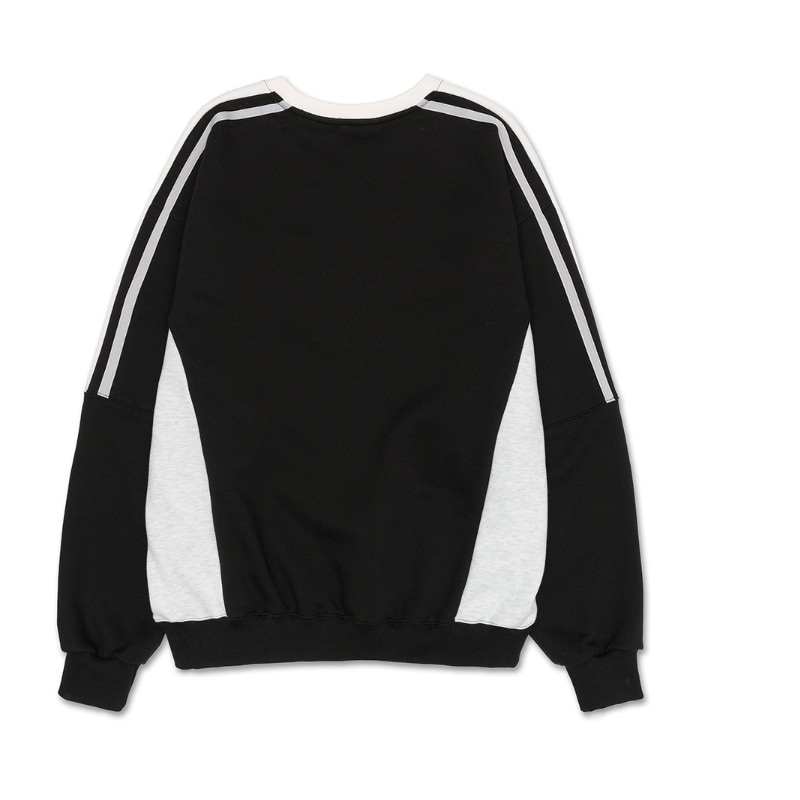 [SEVENTEENジョンハン着用] 起毛/V NECK UNIFORM SWEATSHIRT BLACK