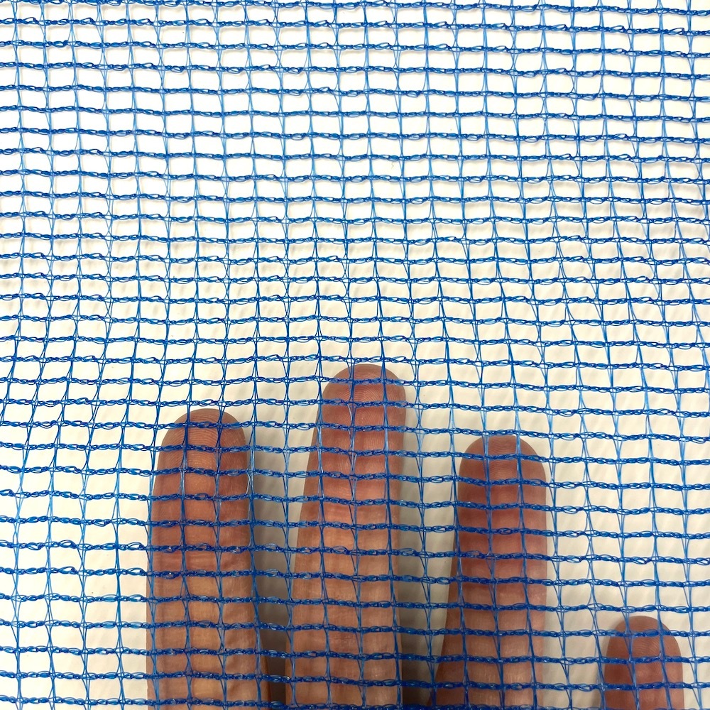 防風ネット（青色） 網目4mm 1.5m50m2本 防塵 防砂 風対策 強風対策 園芸 家庭菜園