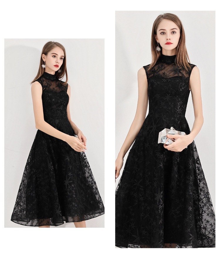 品質良い 黒ドレス ウェディングドレス 演奏会用 ロングドレス Aライン 舞台衣装 ステージ衣装