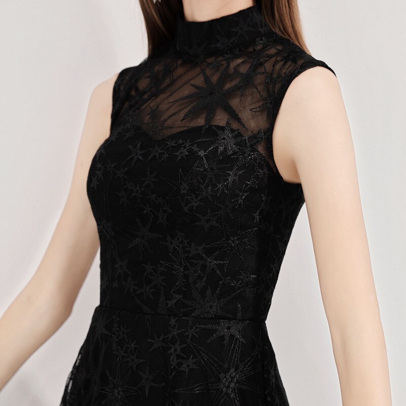 品質良い 黒ドレス ウェディングドレス 演奏会用 ロングドレス Aライン 舞台衣装 ステージ衣装