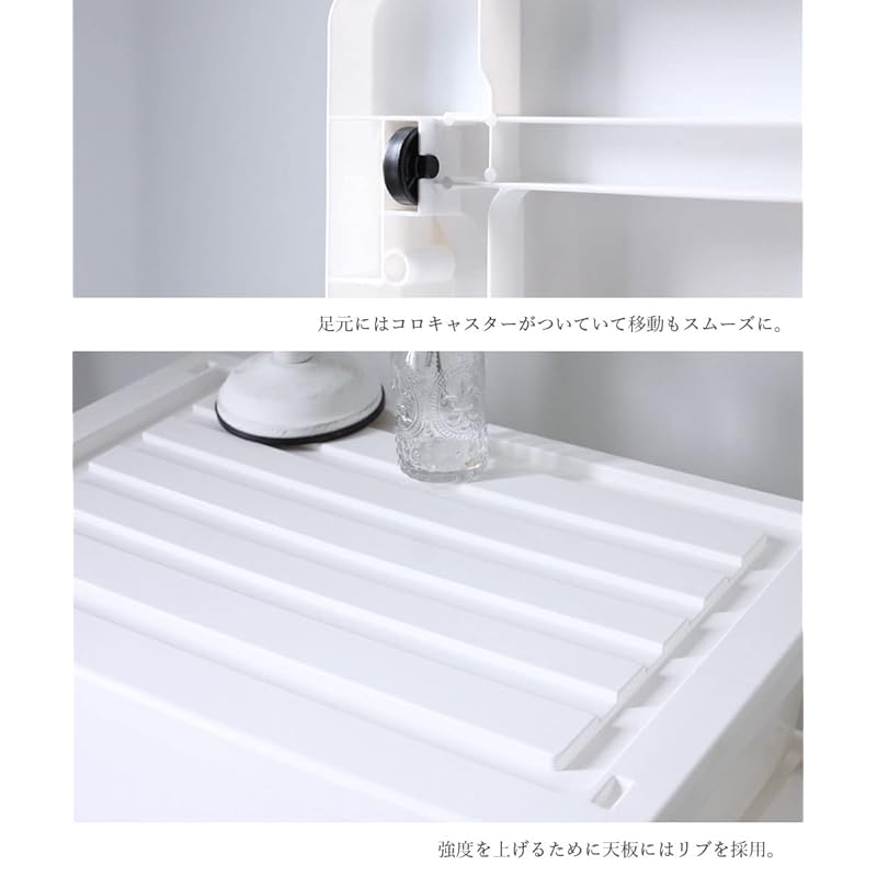 即納:ILC ニューライフワイド収納チェスト 4段 ホワイト W60×D40×H81.5cm 即納:ILC ニューライフワイド収納チェスト 4段 ホワイト W60×D40×H81.5cm