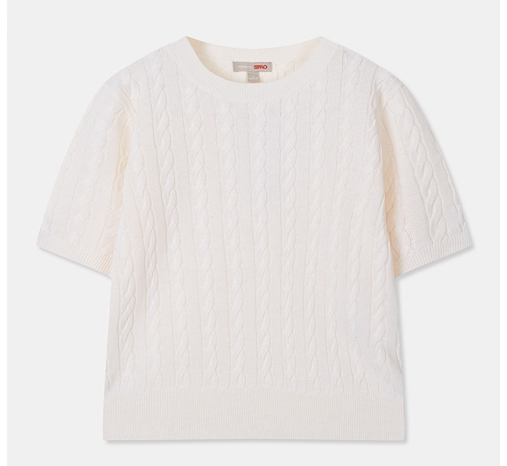 23SS/SUMMERCABLEKNIT/半袖ニット/8カラー/SPKWD25U03