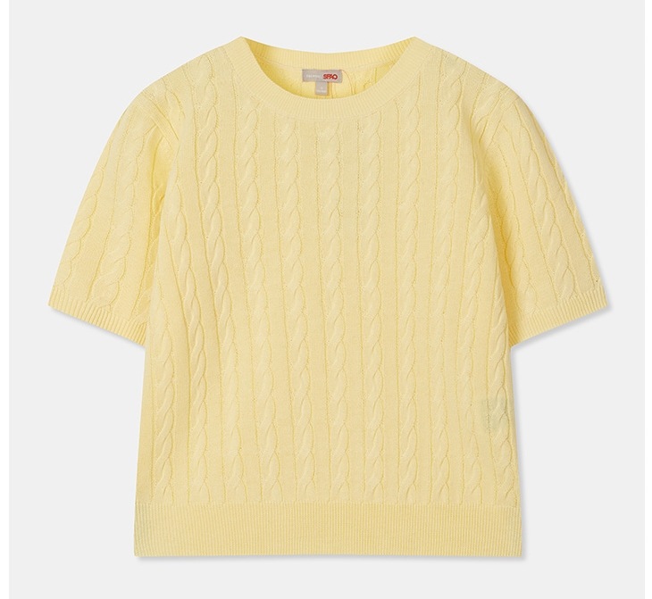 23SS/SUMMERCABLEKNIT/半袖ニット/8カラー/SPKWD25U03