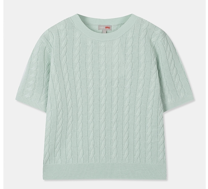 23SS/SUMMERCABLEKNIT/半袖ニット/8カラー/SPKWD25U03