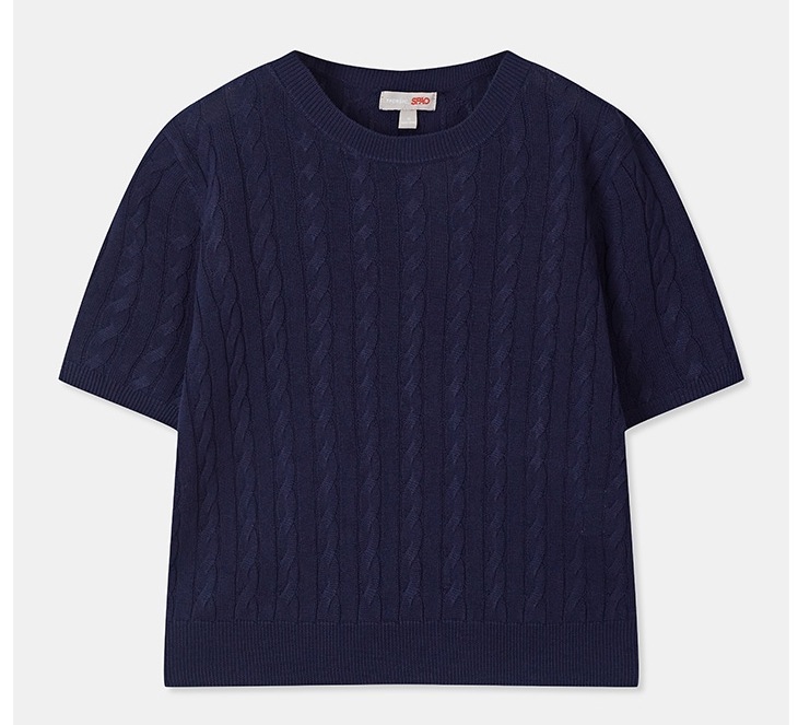 23SS/SUMMERCABLEKNIT/半袖ニット/8カラー/SPKWD25U03