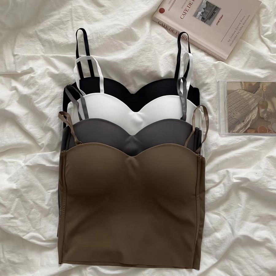 1つ買うと1つ無料メガ割 ノースリーブ カップ付きインナー 新作 韓国ファッション 無地 アイスシルク キャミソール ブラトップ レディース きキャミソール ナイトブラ リラックスブラ 1つ買うと1つ無料メガ割 ノースリーブ カップ付きインナー 新作 韓国ファッション 無地 アイスシルク キャミソール ブラトップ レディース きキャミソール ナイトブラ リラックスブラ