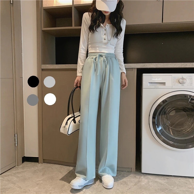 かっこいい！スラックスパンツ ガウチョパンツ ワイドレッグパンツ 春秋 ハイウエスト カジュアル 人気スラックスパンツ