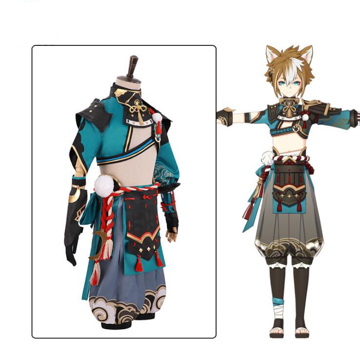 原神 コスプレ五郎 ゴロー 変装 仮装 コスプレ 衣装