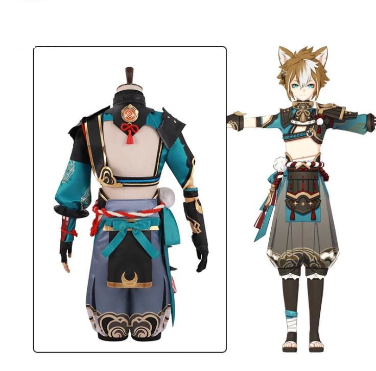 原神 コスプレ五郎 ゴロー 変装 仮装 コスプレ 衣装