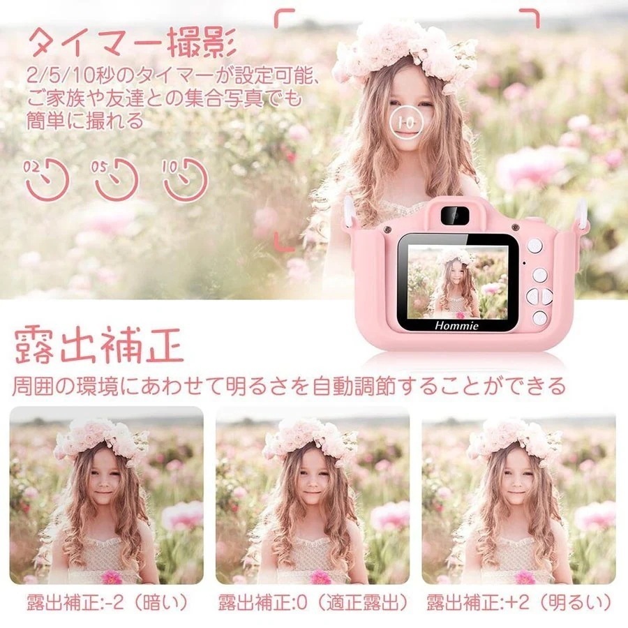 【幸運】誕生日 プレゼント 子供用 デジタルカメラ トイカメラ 子供プレゼント 子供カメラ 写真 動画 連写