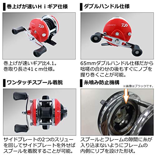 お求めやすく価格改定 ダイワ Daiwa リール イエロー コロネットii