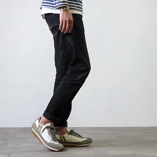 スニーカー マラソン MARATHON [942000] メンズレディース 日本製 靴 ARCRY ホワイト系