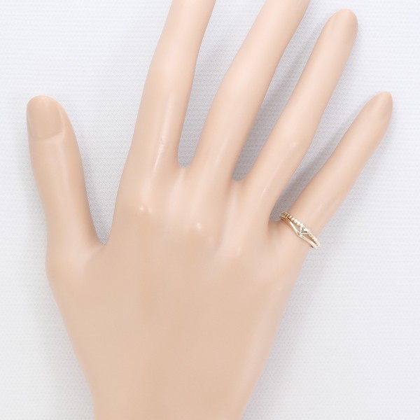 K10 10金 YG イエローゴールド リング 指輪 3.5号 総重量約1.7g ジュエリー 中古 K10 10金 YG イエローゴールド リング 指輪 3.5号 総重量約1.7g ジュエリー 中古