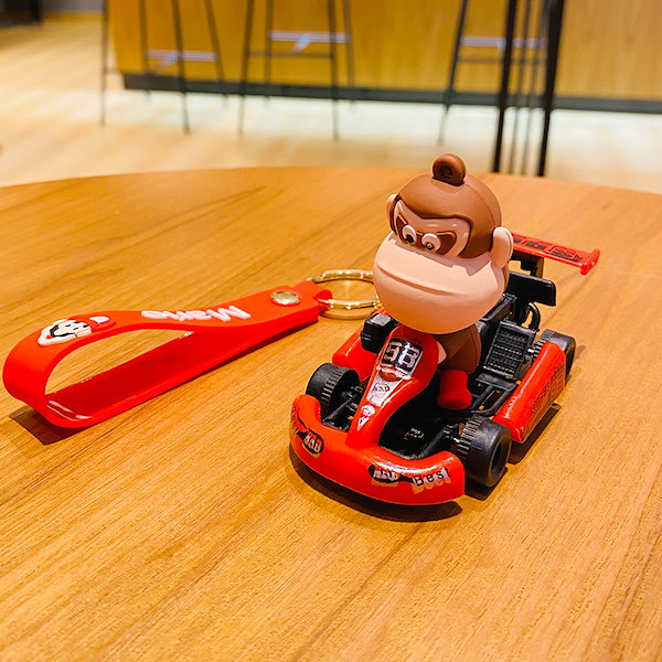 Qoo10] マリオカートおもちゃの車のキーホルダーカ