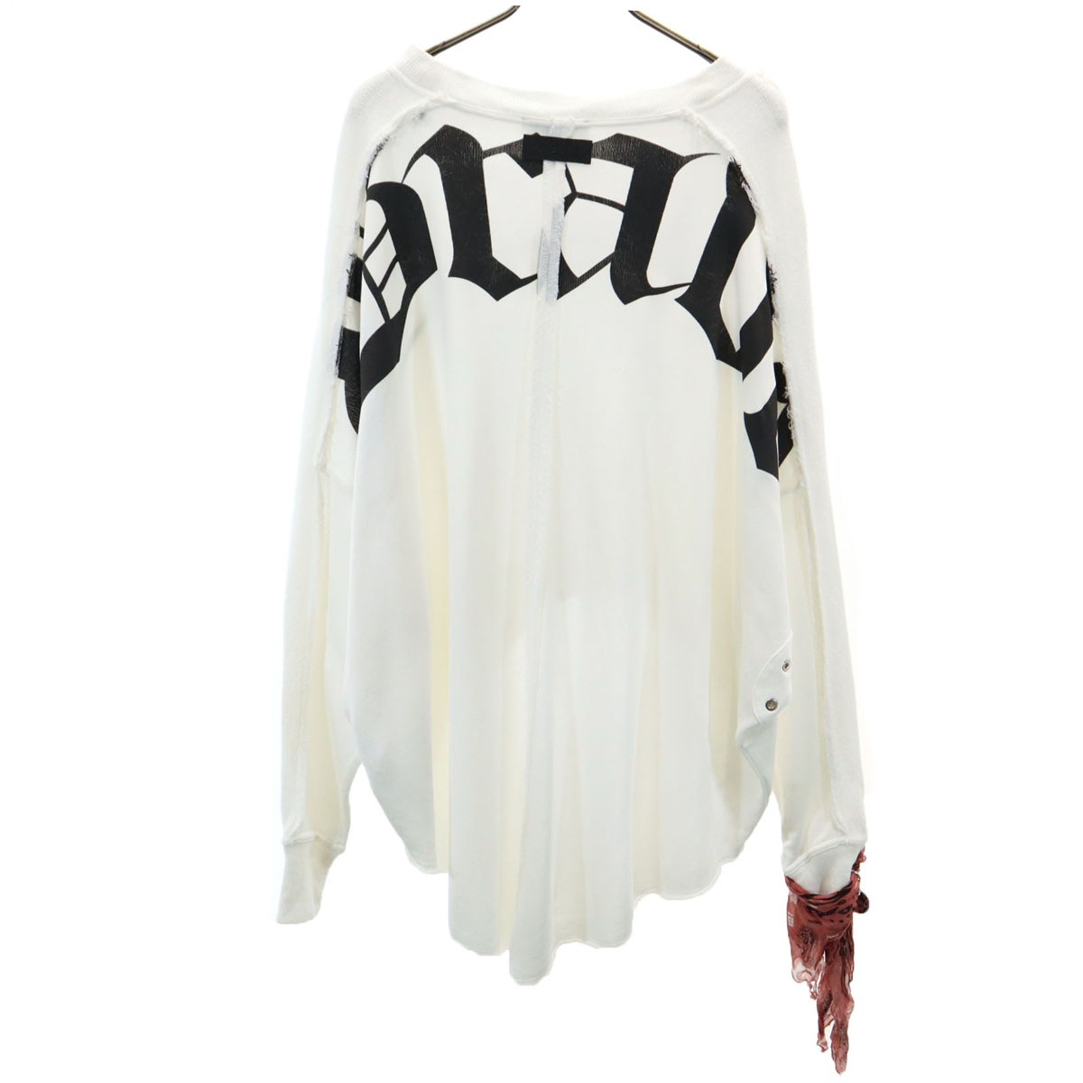 ポルトガル製 BREGANGELES 長袖 スウェット XS ホワイト レディース 古着 ポルトガル製 BREGANGELES 長袖 スウェット XS ホワイト レディース 古着