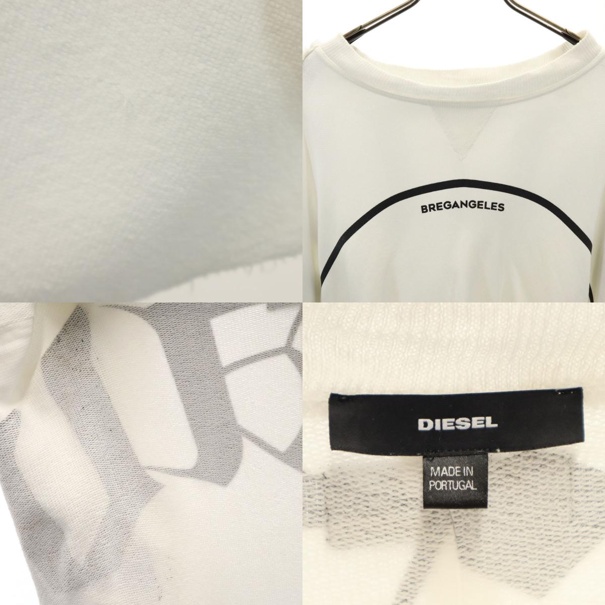 ポルトガル製 BREGANGELES 長袖 スウェット XS ホワイト レディース 古着 ポルトガル製 BREGANGELES 長袖 スウェット XS ホワイト レディース 古着