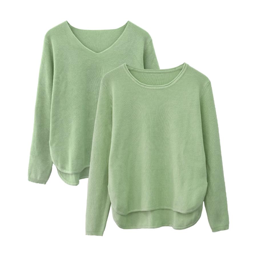 【迅速出荷】販売最低価 ! ニット 春 トップス レディース Vネック クルーネック スリット プルオーバー 長袖 無地 きれいめ 大きいサイズ 大人 M L 【迅速出荷】販売最低価 ! ニット 春 トップス レディース Vネック クルーネック スリット プルオーバー 長袖 無地 きれいめ 大きいサイズ 大人 M L