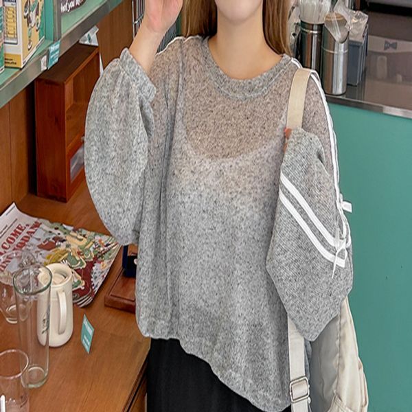 (JSTYLEのイーブレット) イーブレットモーゼンリボンストリングリネンTシャツ Jスタイル