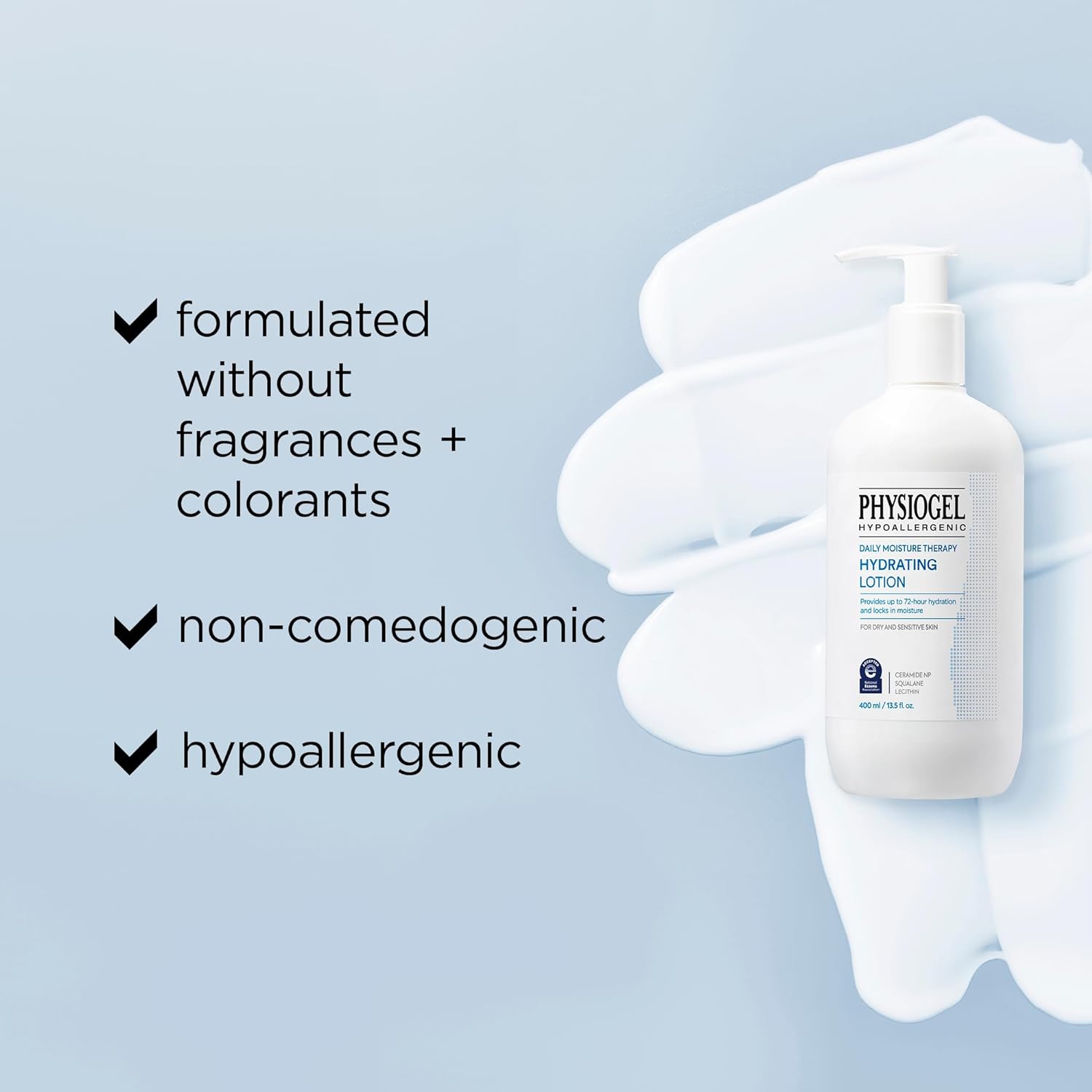 Physiogel Daily Moisture Therapy Face Lotion 72時間の水分補給通常から乾燥敏感肌のために 皮膚のバリアを強化し低刺激皮膚科学的にテスト