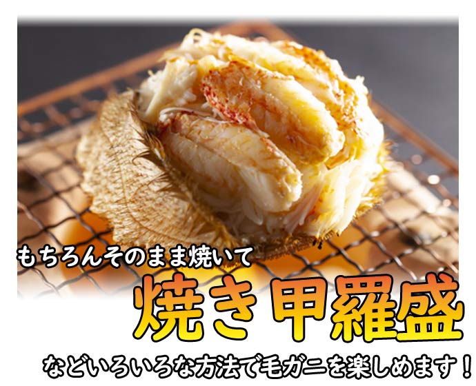 毛ガニ甲羅盛【小サイズ】(約120g)×3個入 かにみそ入り 毛ガニ甲羅盛【小サイズ】(約120g)×3個入 かにみそ入り