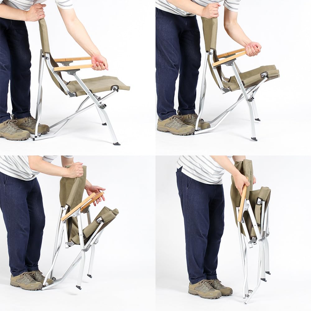 スノーピーク(snow peak) ローチェア30 ポリエステル カーキ LV-091KH