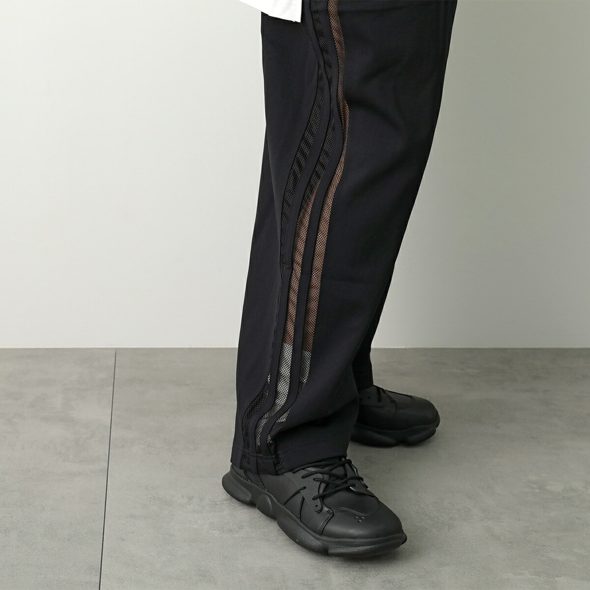 Y-3 ワイスリー トラックパンツ M MESH TP JL8311 メンズ ナイロン イージーパンツ メッシュ 3ストライプス ロゴ BLACK Y-3 ワイスリー トラックパンツ M MESH TP JL8311 メンズ ナイロン イージーパンツ メッシュ 3ストライプス ロゴ BLACK