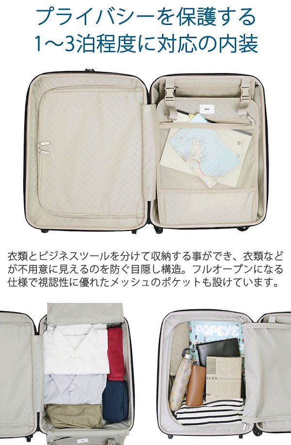 エース ジーン ACE GENE スーツケース 25L SQUARE ONE Amazon | [エースジーン] ace.GENE スーツケース スクエアワン