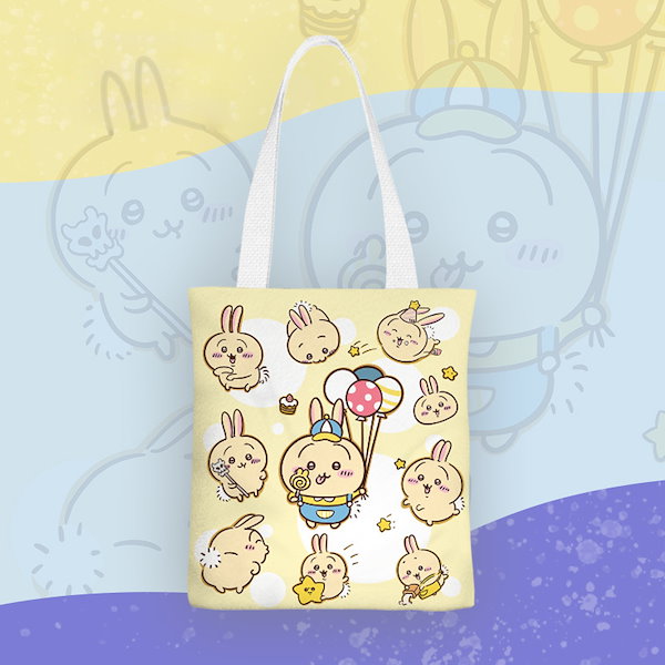 Qoo10] ちいかわ トートバッグ ハチワレ うさぎ