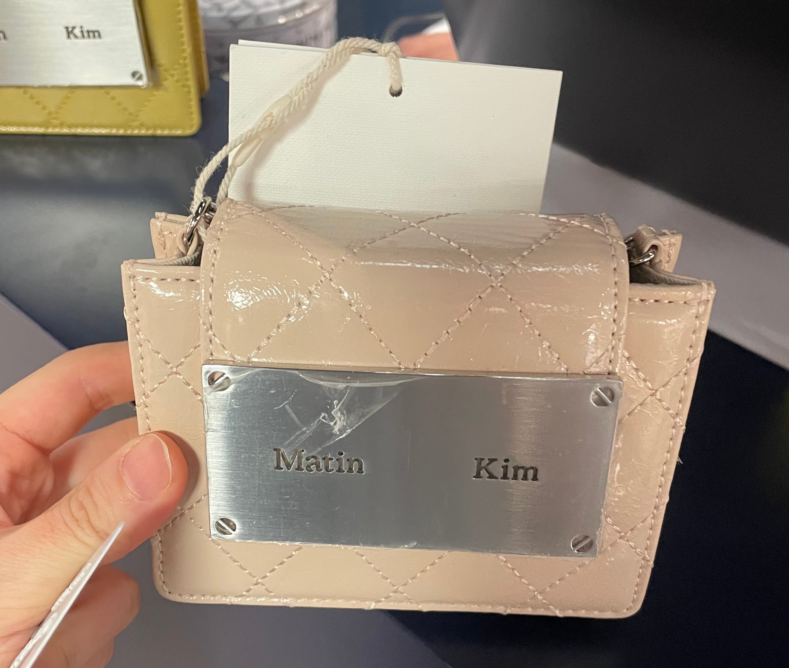 Matin) キルティングアコーディオンミニバッグ QUILTING ACCORDION MINI BAG