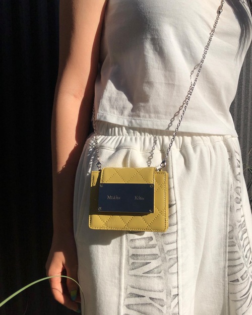 Matin) キルティングアコーディオンミニバッグ QUILTING ACCORDION MINI BAG