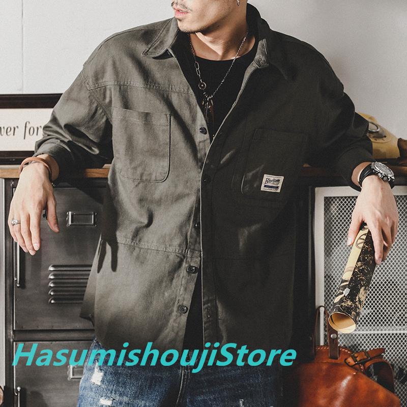 2点で13o円OFF!【早割り】【人気SALE】ジャケット メンズ ワークシャツ 長袖 白シャツ アメカジ ライトジャケット カジュアル ストリート オシャレ コットン メンズファッション 2点で13o円OFF!【早割り】【人気SALE】ジャケット メンズ ワークシャツ 長袖 白シャツ アメカジ ライトジャケット カジュアル ストリート オシャレ コットン メンズファッション