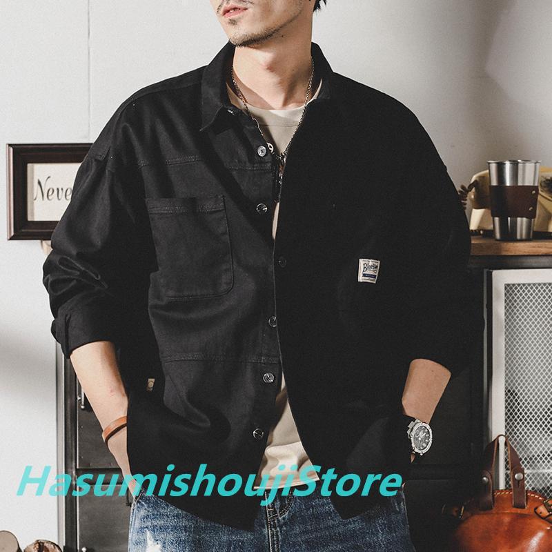 2点で13o円OFF!【早割り】【人気SALE】ジャケット メンズ ワークシャツ 長袖 白シャツ アメカジ ライトジャケット カジュアル ストリート オシャレ コットン メンズファッション 2点で13o円OFF!【早割り】【人気SALE】ジャケット メンズ ワークシャツ 長袖 白シャツ アメカジ ライトジャケット カジュアル ストリート オシャレ コットン メンズファッション