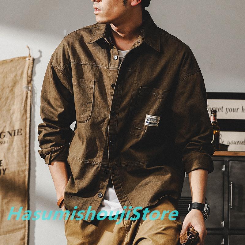 2点で13o円OFF!【早割り】【人気SALE】ジャケット メンズ ワークシャツ 長袖 白シャツ アメカジ ライトジャケット カジュアル ストリート オシャレ コットン メンズファッション 2点で13o円OFF!【早割り】【人気SALE】ジャケット メンズ ワークシャツ 長袖 白シャツ アメカジ ライトジャケット カジュアル ストリート オシャレ コットン メンズファッション