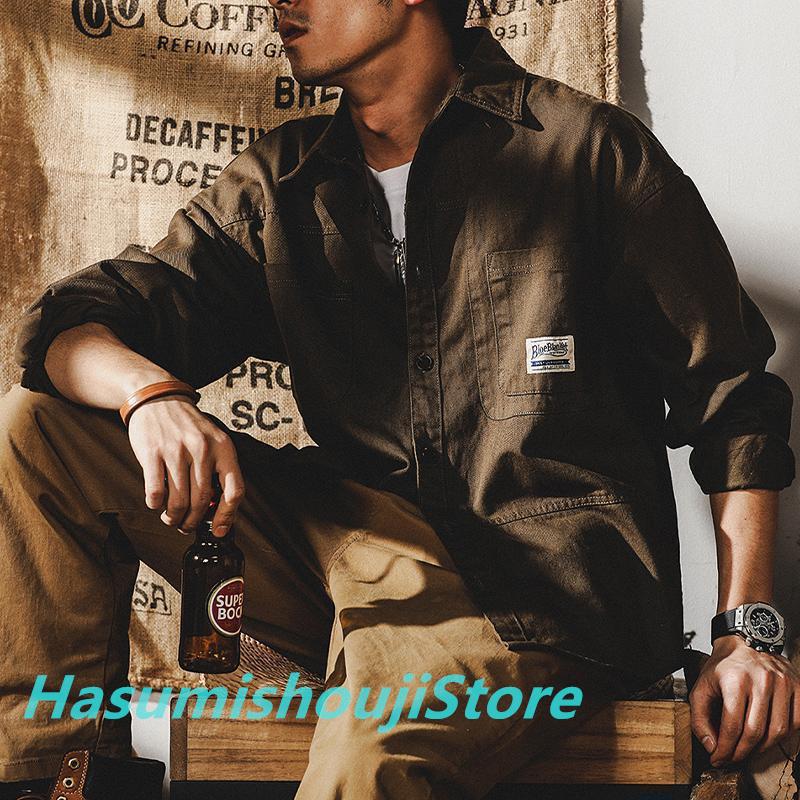 2点で13o円OFF!【早割り】【人気SALE】ジャケット メンズ ワークシャツ 長袖 白シャツ アメカジ ライトジャケット カジュアル ストリート オシャレ コットン メンズファッション 2点で13o円OFF!【早割り】【人気SALE】ジャケット メンズ ワークシャツ 長袖 白シャツ アメカジ ライトジャケット カジュアル ストリート オシャレ コットン メンズファッション