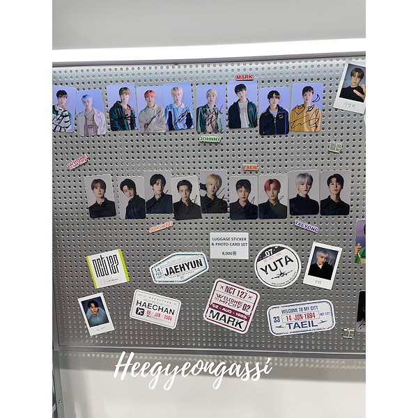 NCT 127 sticker MD ヘチャン セット NCTヘチャンヒトデキーリング