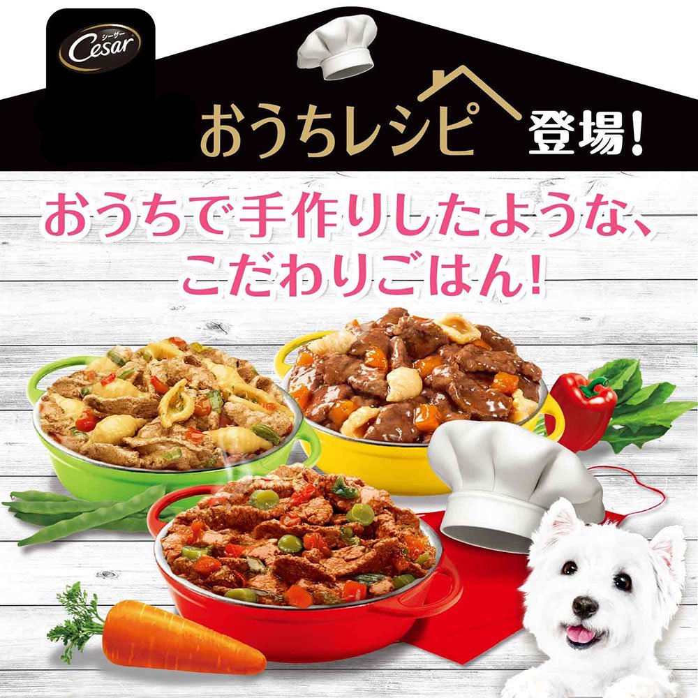 シーザー　おうちレシピ　贅沢ターキー　緑黄色野菜＆お米　１００ｇ　２４個　ＣＲＣ45―08―45―20―00