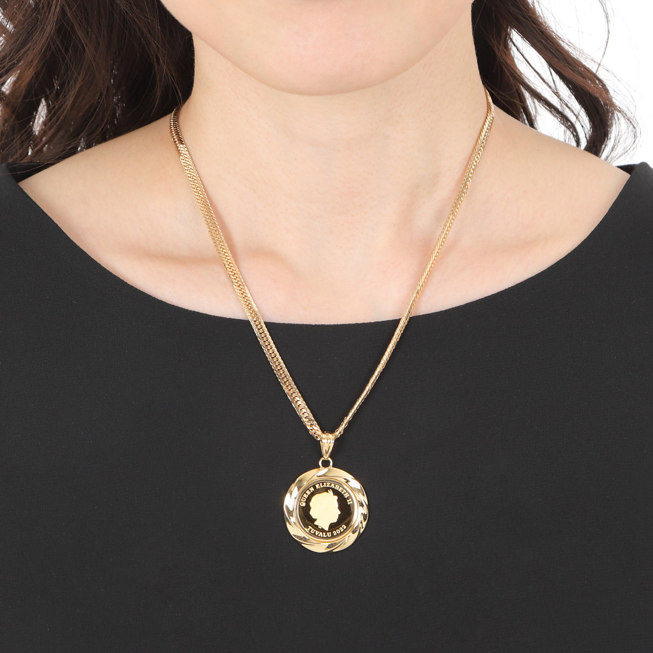 純金 K24 ホース 1/5oz 金貨 コイン ペンダントトップ デザイン枠 K18 馬 純金 K24 ホース 1/5oz 金貨 コイン ペンダントトップ デザイン枠 K18 馬