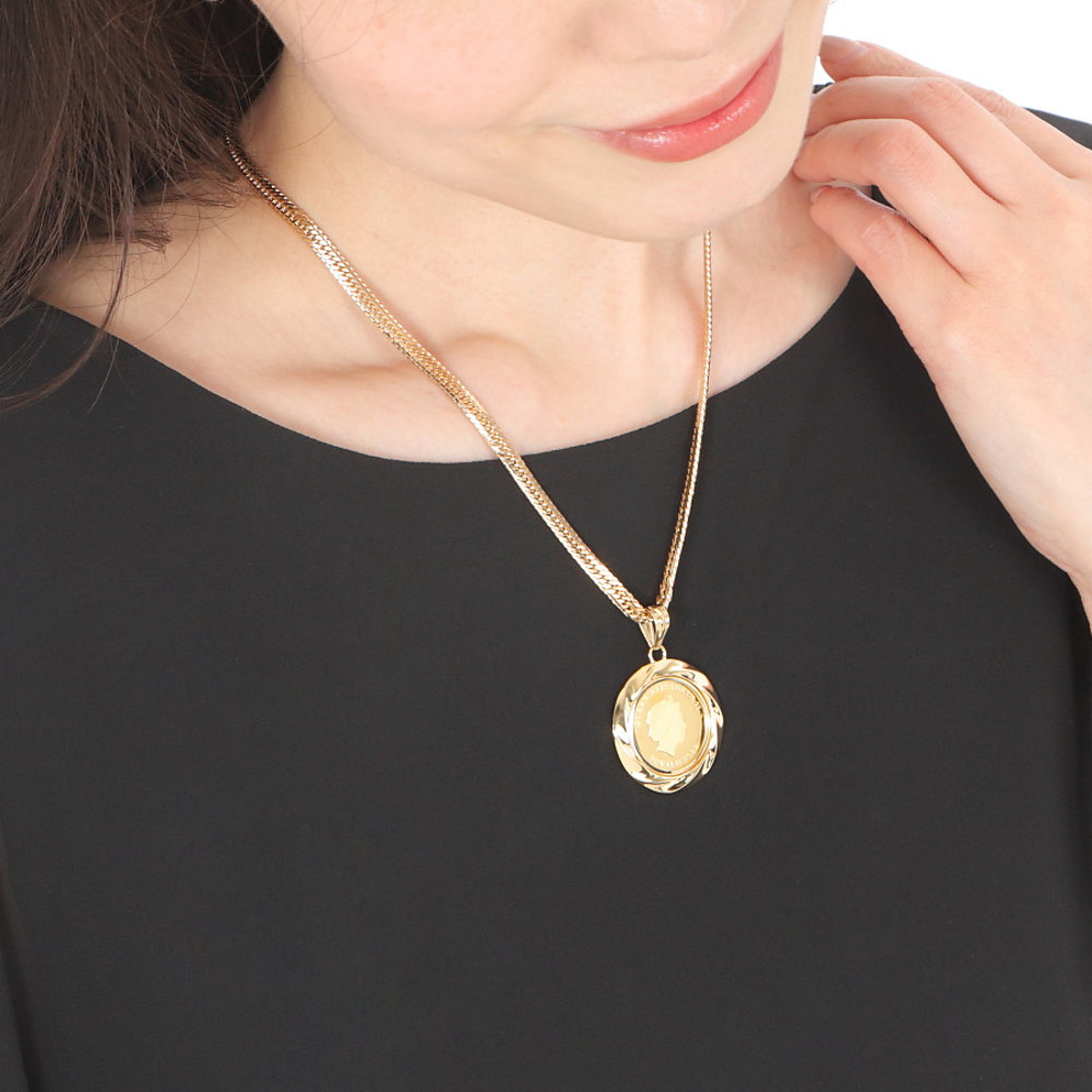 純金 K24 ホース 1/5oz 金貨 コイン ペンダントトップ デザイン枠 K18 馬 純金 K24 ホース 1/5oz 金貨 コイン ペンダントトップ デザイン枠 K18 馬